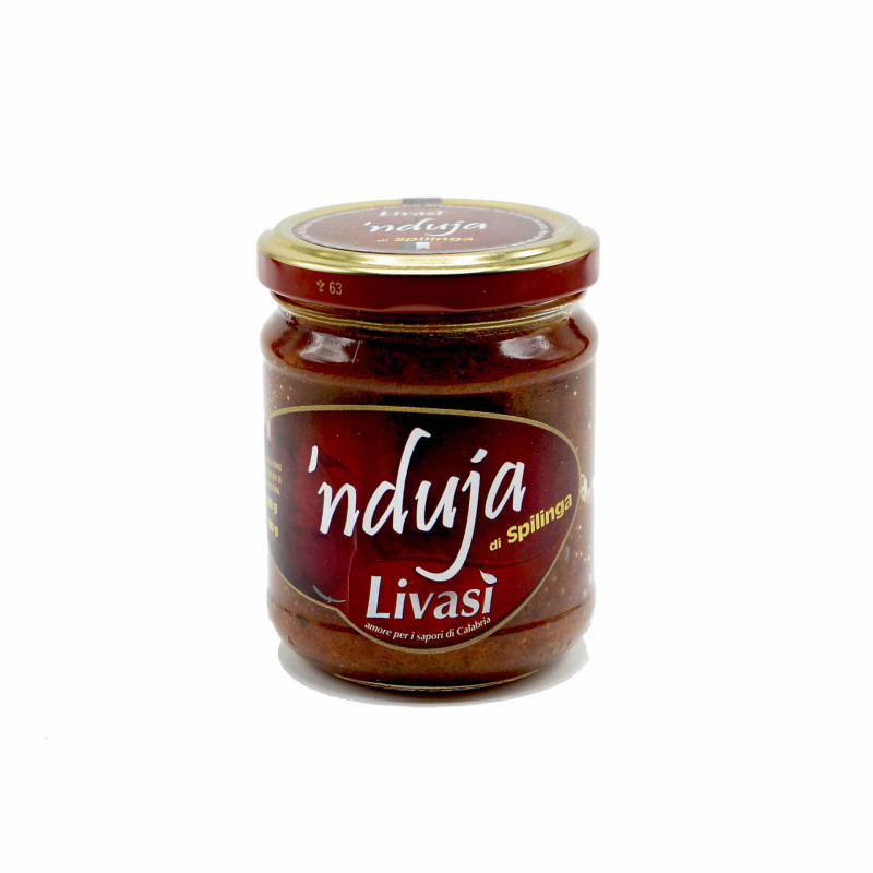 NDUJA DI SPILINGA LIVASI VASO 212 GR. NDUJA DI SPILINGA LIVASI VASO 212 GR.