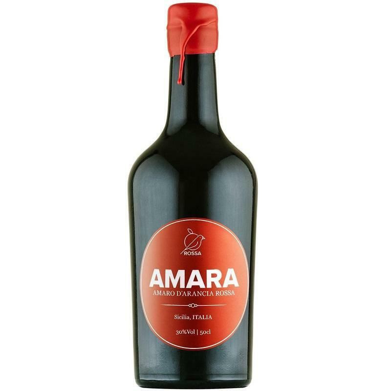 AMARO AMARA - AMARO DI ARANCA ROSSA DI SICILIA AMARO AMARA - AMARO DI ARANCA ROSSA DI SICILIA