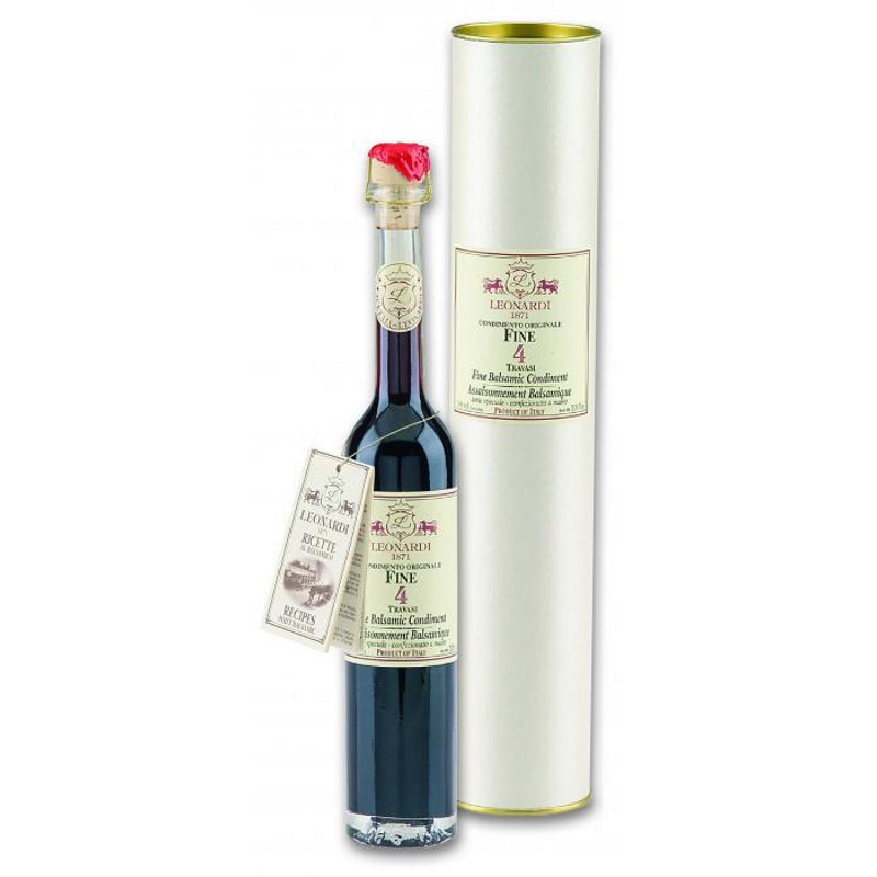 ACETO BALSAMICO LEONARDI FINE 4 TRAVASI 100ML ACETO BALSAMICO LEONARDI FINE 4 TRAVASI 100ML