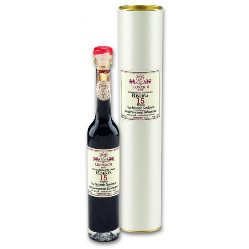 ACETO BALSAMICO LEONARDI RISERVA 15 TRAVASI 100ML ACETO BALSAMICO LEONARDI RISERVA 15 TRAVASI 100ML