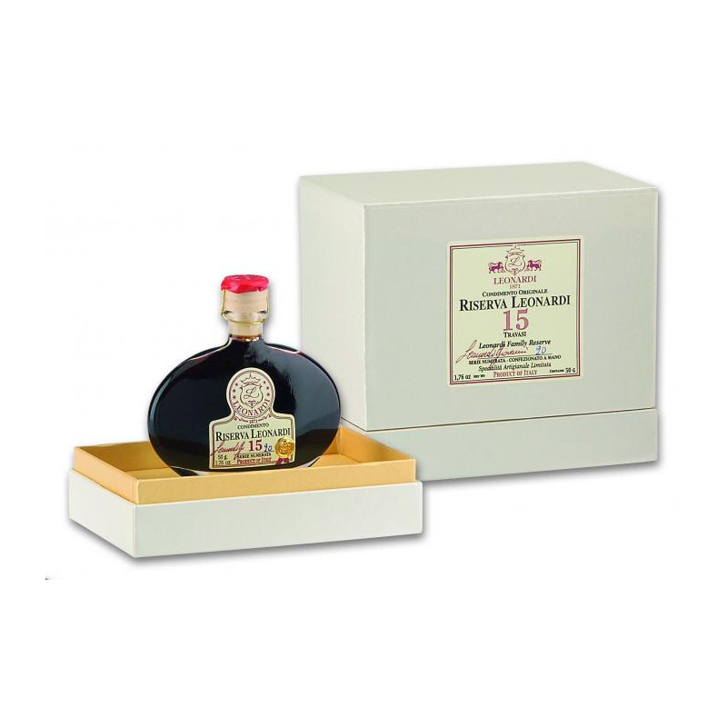 ACETO BALSAMICO - RISERVA LEONARDI 15 TRAVASI 50G ACETO BALSAMICO - RISERVA LEONARDI 15 TRAVASI 50G