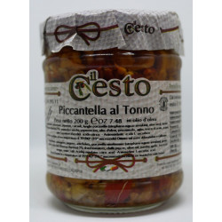 PICCANTELLA CON TONNO IN OLIO DI OLIVA ML 106 IL CESTO