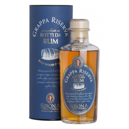 GRAPPA SIBONA RISERVA INVECCHIATA IN BOTTI DI RUM