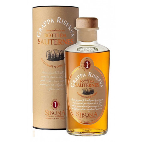 GRAPPA SIBONA RISERVA INVECCHIATA IN BOTTI DA SAUTERNES