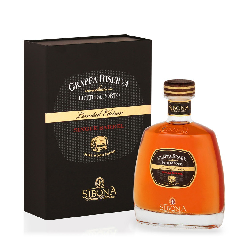 GRAPPA SIBONA RISERVA INVECCHIATA IN BOTTI DI PORTO LIMITED EDITION GRAPPA SIBONA RISERVA INVECCHIATA IN BOTTI DI PORTO LIMITED EDITION