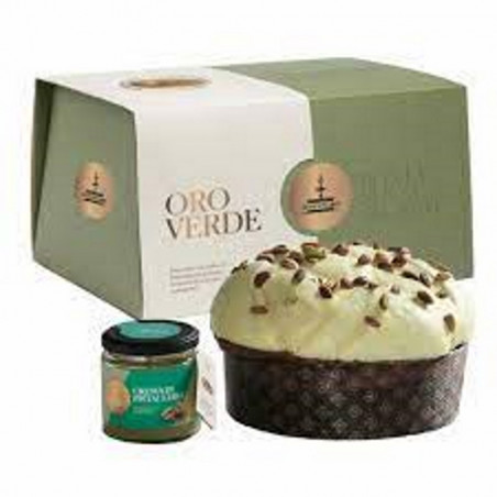 PANETTONE ORO VERDE AL PISTACCHIO KG. 1 FIASCONARO