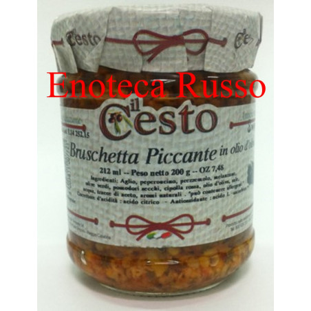 BRUSCHETTA TONNO E CIPOLLA IN OLIO DI OLIVA ML 212 IL CESTO