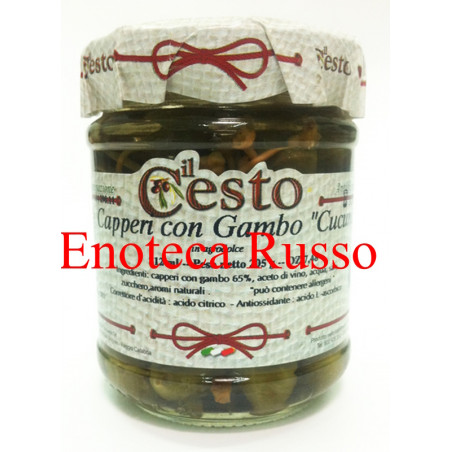 CAPPERI CON GAMBO IN AGRODOLCE ML 212 IL CESTO