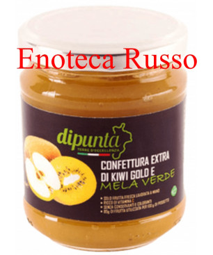 CONFETTURA EXTRA DI KIWI GOLD E MELA VERDE DIPUNTA GR 220