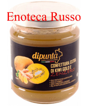 CONFETTURA EXTRA DI KIWI GOLD E ZENZERO DIPUNTA GR 220