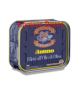 TONNO A FILETTI SARDANELLI 350G IN OLIO DI OLIVA BLU LINEA PREMIUM