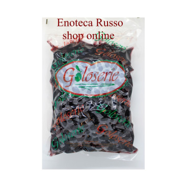 OLIVE NERE MONACALE MEDIE AROMATIZZATE IN BUSTA G500