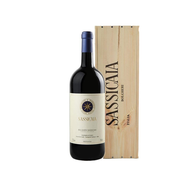 SASSICAIA TENUTA SAN GUIDO 2020 MAGNUM CASSETTA LEGNO SASSICAIA TENUTA SAN GUIDO 2020 MAGNUM CASSETTA LEGNO