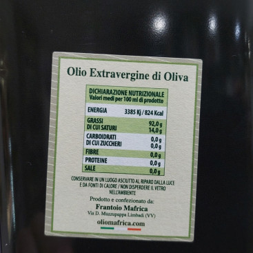 OLIO EXTRA VERGINE DI OLIVA ARMONICO LATTA 1 LT MAFRICA