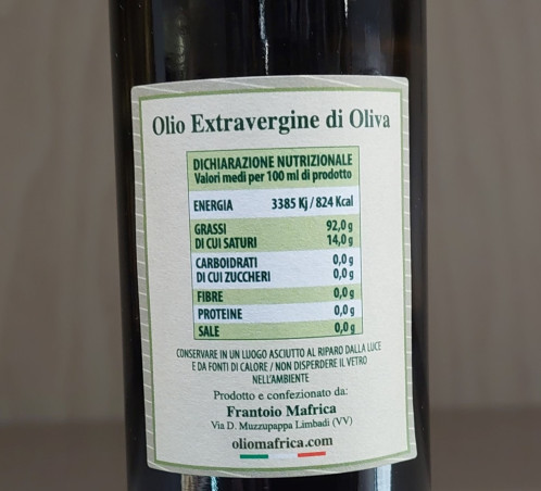 OLIO EXTRA VERGINE DI OLIVA ARMONICO ML. 250 MAFRICA