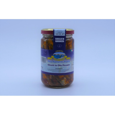 ALICETTI PICCANTI DI CALABRIA SOTT'OLIO GR 300