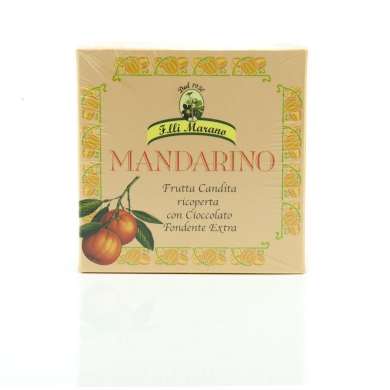 MANDARINO CANDITO RICOPERTO CIOCCOLATO FONDENTE GR. 200 F.LLI MARANO MANDARINO CANDITO RICOPERTO CIOCCOLATO FONDENTE GR. 200 F.LLI MARANO