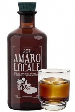 CONFEZIONE AMARO LOCALE 207 CON 2 BICCHIERI IN REGALO