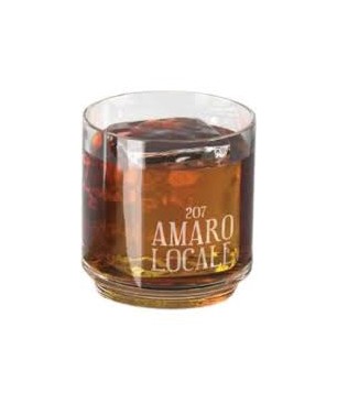 CONFEZIONE AMARO LOCALE 207 CON 2 BICCHIERI IN REGALO