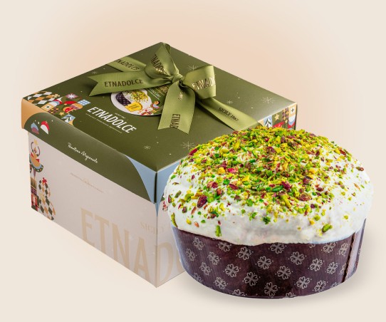 PANETTONE AL PISTACCHIO 1 KG ETNA DOLCE