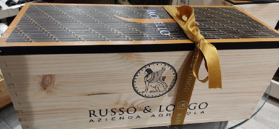 JACHELLO 3 LT. DOPPIO MAGNUM RUSSO& LONGO CASSA LEGNO